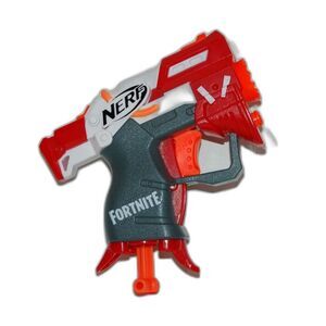 NERF GUN MICRO SHOTS FORTNITE RED WHITE ORANGE 2018 HASBRO TS E6745
